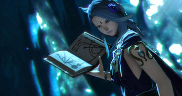 Ari with a book